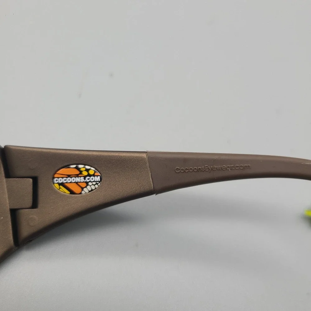 Cocoons Pilot C305E Fit-Over Sunglasses Bronze Frame Yellow Lens Flex2Fit